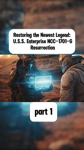 Restoring the Newest Legend: U.S.S. Enterprise NCC-1701-G Resurrection #StarTrek #Enterprise #NCC1701G #TrekTok #StarTrekPicard #PicardSeason3 #sevenofnine