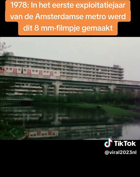 Nostalgisch 8mm filmpje van Amsterdamse metro in 1978