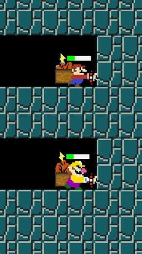 Kind Mario vs Greedy Wario! Treasure Hunt Gone Wrong! #shortvideo #mario #minecraftshorts #funny