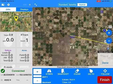 AgPilotX Tips and Tricks- Go to button