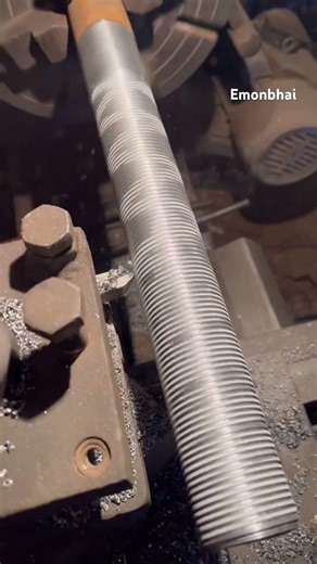 Lathe machine thread cutting process #machine