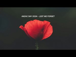 The Ode - Anzac Day 2024