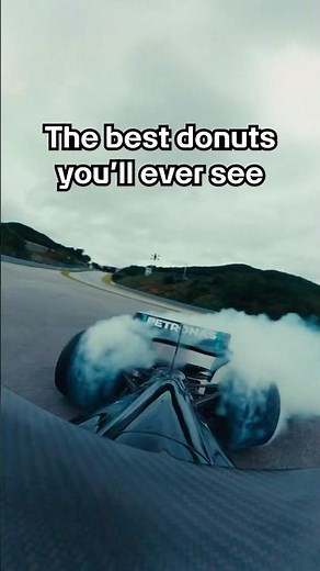 Are these the best onboard donuts you’ll ever see? #f1 #formula1 #mercedesf1