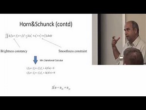 Lecture 7 - Optical Flow - 2014