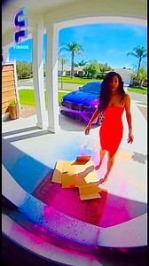 “Red Dress Porch Pirate Gets DESTROYED by Purple Paint Explosion! #reels | Sora Funny Videos
