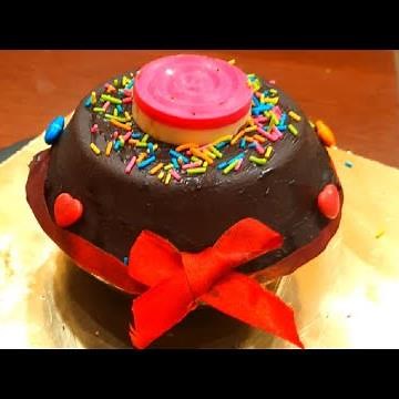 Easiet and quickest Pinata cake without mold | surprise cake | katore me banaye pinata cake | cake