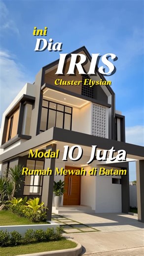 Project Rumah123 on Instagram: "Ini dia IRIS 🌿 ✨ Cuma 10 juta udah bisa punya rumah mewah di Batam 🚨 Promo terbatas sampai Februari! Hunian premium untuk keluarga besar yang butuh ruang lebih, privasi, dan kenyamanan Dibangun oleh Agung Podomoro Land — soal kualitas nggak perlu ragu 🏡 Lingkungan hijau + fasilitas lengkap = hidup lebih sehat & tenang 💰 Investasi juga aman Nilai properti tumbuh 7–10% per tahun, potensi untung ratusan juta Tertarik? Langsung DM Rumah123 sekarang 💬🔥"