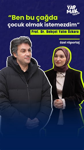 yapmak lazım on Instagram: "“Bu çağda çocuk olmak istemezdim” diyor Behçet hoca @akademiklink peki neden? Sosyal medya hakkında Behçet hocayla sohbet ettik, sizce sosyal medyanın çocuklar üzerindeki en büyük zararı ne? 🤔 #aslındayapmaklazım #çocuk #sosyalmedya"