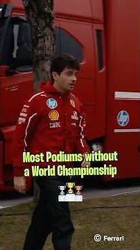 F1 Drivers with the MOST PODIUMS without a World Championship 🥈
