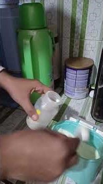 🍼✨ ASMR Making Milk in a Baby Bottle✨