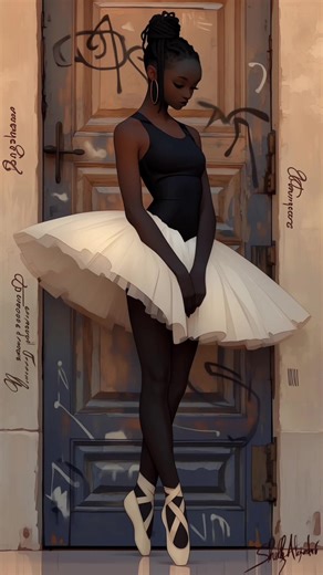 The Door She Refused to Leave Closed (Musical Lyrics & Story written by me) When the house lights dropped, the stage looked like a wound learning how to heal. One tall door stood under a thin blade of light. Blue shadow cooled the frame, but a deep red glow burned through its seams like old pain still breathing. In front of it stood Aria Nightfall, all white tulle and dark grace, balanced on pointe as if the floor itself had asked her to testify. The audience thought they had come for a ballet.