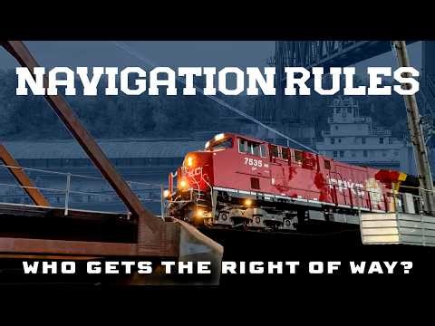 Navigation Rules: How River Barges Interact with Railroad Traffic