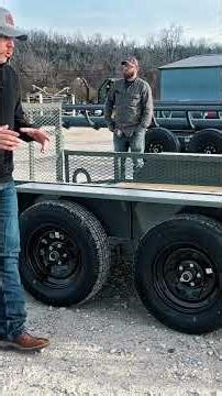 Custom Trailer build! #customtrailer #trailertypes #ozarktrailersales