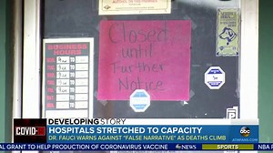 9.3K views · 91 reactions | LATEST: As more hospitals near capacity, a new forecast model predicts more than 200,000 U.S. deaths from the coronavirus by November. ABC News' Megan Tevrizian reports. | World News Now | Facebook