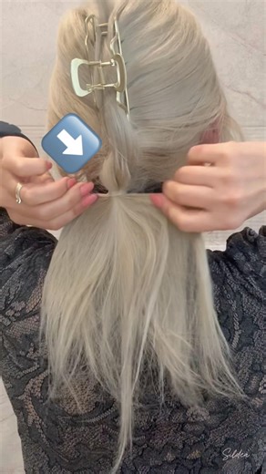 Hair Hack Per Pigre! 🎀 #shorts #tutorial #sildeahairtutorial #hairhacks