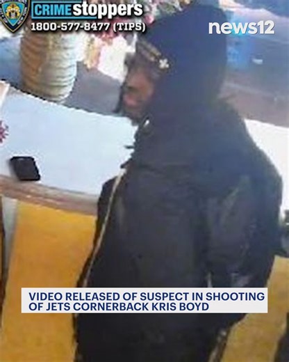 128K views · 1.1K reactions | SUSPECT WANTED: The NYPD have released new surveillance video showing the person they believe shot New York Jets cornerback Kris Boyd in Midtown. - https://bit.ly/3JT4Lvq | News 12 The Bronx | Facebook