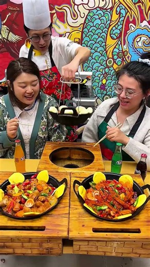😱🔥 Epic Mukbang Feast: Giant Spicy Meat Platter That Will Make You Drool!