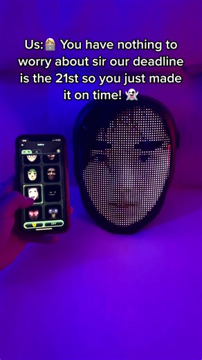Order Your LED Smart Mask Today for Halloween!