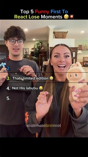 Top 5 Funny First To React Lose Pt.3 Moments (They Lost Control!) 🤣💥