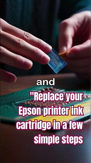 "Replace your Epson printer ink cartridge in a few simple steps" #techtips #printer #epson
