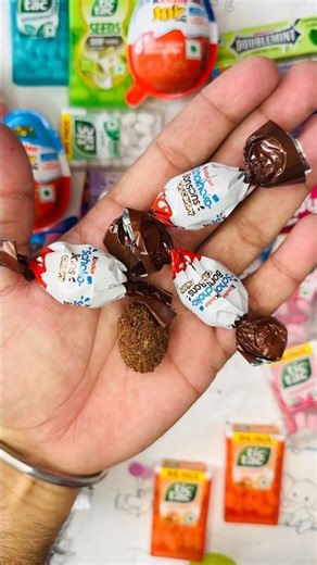 Kinder joy Schoko Bons Crispy with rich in milk solids | milky & cocoa crispy wafer | #kinderjoy