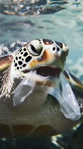 This Turtle Ate 100 Plastic Bags