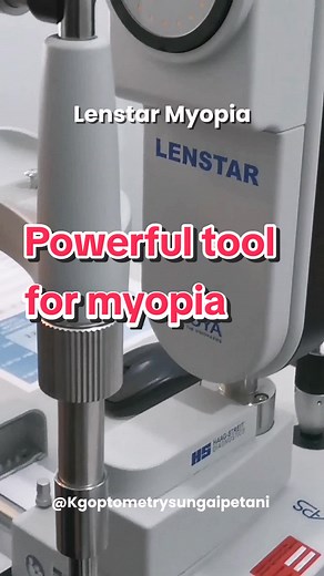 The Lenstar Myopia is a particularly powerful tool for myopia detection due to its high-precision biometric data and fast measurement process. Set your appointment now!👀🌟 #fyp #myopia #pemeriksaanmatapercuma #kgoptometrysungaipetani #pemeriksaanpercuma #matarabun #optometris #penyakitmata #freeeyetest #myopia #myopiacontrol #kidseye #hoya #lenstar