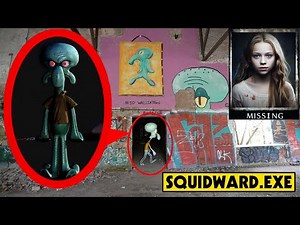 CURSED SQUIDWARD.EXE IS AFTER ME! HIDING FROM SQUIDWARD.EXE AT ABANDONED FACTORY(MISSING GIRL)