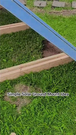 Simple solar ground mount ideas