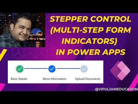 Stepper control (multi-step form indicators) in Power Apps | Tabbed Control