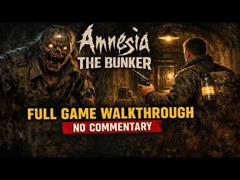 Amnesia: The Bunker Full Game Walkthrough No Commentary Complete Longplay (True Ending & All Codes)