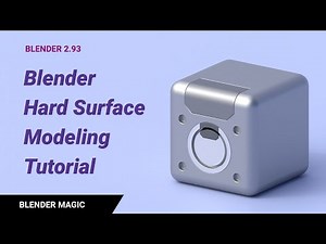 Blender Hard Surface Modeling Tutorial Boolean + Bevel Modifier