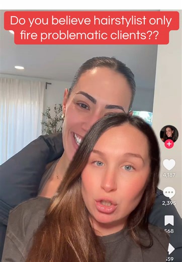 Do you believe hairstylist only fire problematic clients?? Storytime on breeannalario getting fired by her hairstylist. #hair #hairstylist #hairtok #fired #fyp