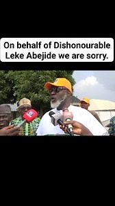 On behalf of Dishonourable Leke Abejide we are sorry. | Soar tv