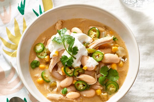 Slow Cooker White Chicken Chili