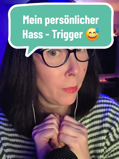Den Sound find ich persönlich schlimm, aber es gibt bestimmt auch welche die ihn mögen?😅 Welchen Trigger mögt ihr so überhaupt nicht? 😊✨️ #asmr #asmrdeutsch #asmrcommunity #asmrtriggers #idontlikeit