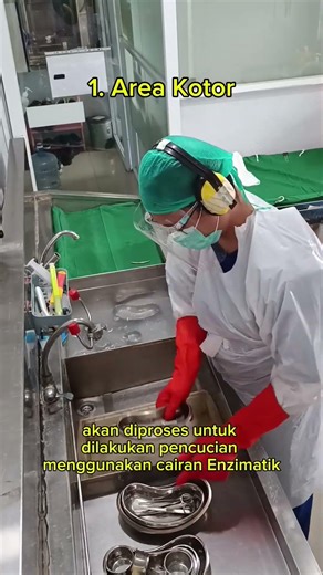 are di ruangan CSSD #cssd #kamarbedah #sterilisasi #hospital #surgery #nurse #nursing #doctor #apd
