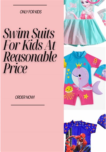 Affordable Cartoon Swimwear for Kids at Baby Point