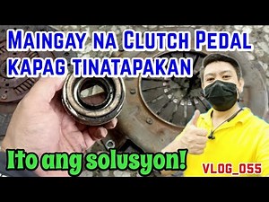HOW TO REPAIR CLUTCH PEDAL NOISE / PAANO IREPAIR ANG MAINGAY NA CLUTCH PEDAL KAPAG TINATAPAKAN