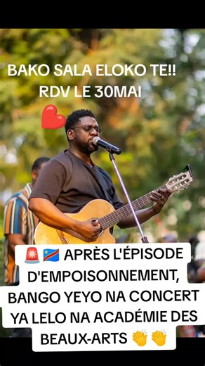 Pasteur Athoms Mbuma à l’Académie des Beaux-Arts — prestation avant concert