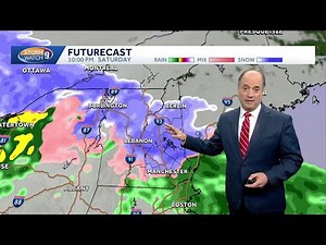 Video: Snow, wintry mix over weekend