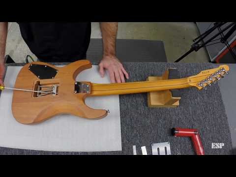 ESP Guitars: Adjusting Bridge "Float" Angle on a Floyd Rose