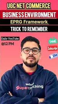 EPRG Framework #ugcnet2025 #ugcnetjrf #ugcnetcommerce #commerceclasses SHUBHAM #CommerceNote