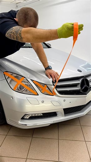 Mercedes E-Coupe Headlight Upgrade with Vinyl 🚗🛠️✨