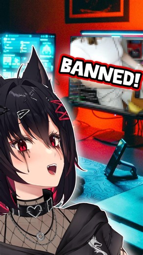 How I almost got Banned #vtuber #vtuberclips #shorts