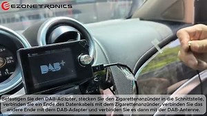 DAB Adapter für Autoradio mit 2,8" LCD Display,tragbares DAB+ Digitalradio