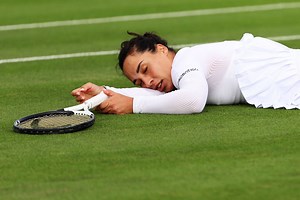 "One of the worst sports on tour by far" - Tennis fans slam Martina Trevisan for 'limp' handshake with Noma Noha Akugue after Hamburg loss