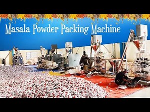 Automatic Masala Powder Packing Machine Coimbatore Masala production Factory