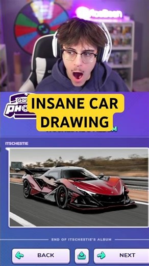 INSANE CAR Drawing in Gartic Phone😱🔥#comedy #twitchclips #garticphone #smallstreamer #drawing