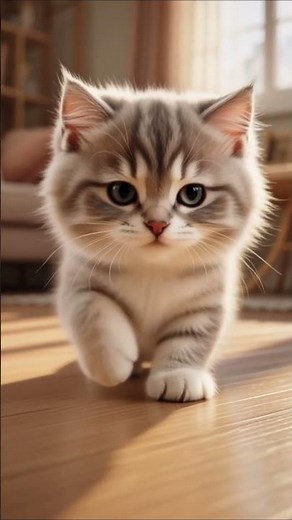 This Little Grey & White Cat Tried to Touch My Heart 🐱💖